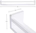 AZSKY Classic Nursery Book Shelves White Wall Book Shelves Kids Bookshelf - Image 3