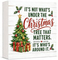 Christmas Decorations Just A Girl Who Loves Christmas Tree Wood Box Sign by GUDIO