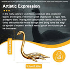 CHOVY 1PC Solid Brass Loch Ness Monster Figurine - Enigmatic Home Decor, Perfect Collectible Art Piece for Desk and Scene Decoration, Unique Craft for Mystical Vibes - Image 6