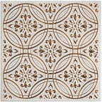 Peel and Stick Metal Tiles, Pastel Painted Gold, 10-Pack by WallWear