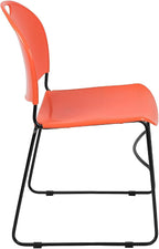 Flash Furniture HERCULES Series 880 lb. Capacity Orange Ultra-Compact Stack - Image 7