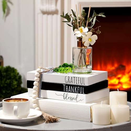 Capoda 3 Pcs Decorative Books for Home Decor, Classic - Image 3