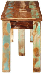 vidaXL Bench 160x35x46 cm Solid Reclaimed Wood - Image 7