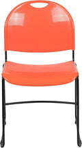 Flash Furniture HERCULES Series 5 Pack 880 lb. Capacity Orange Ultra-Compact by FlashFurniture