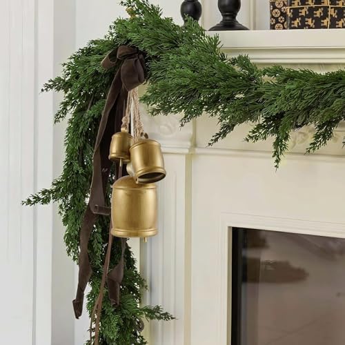 Rowfad Decorative Cow Bells, Christmas Bells, Set of 3 - Image 3