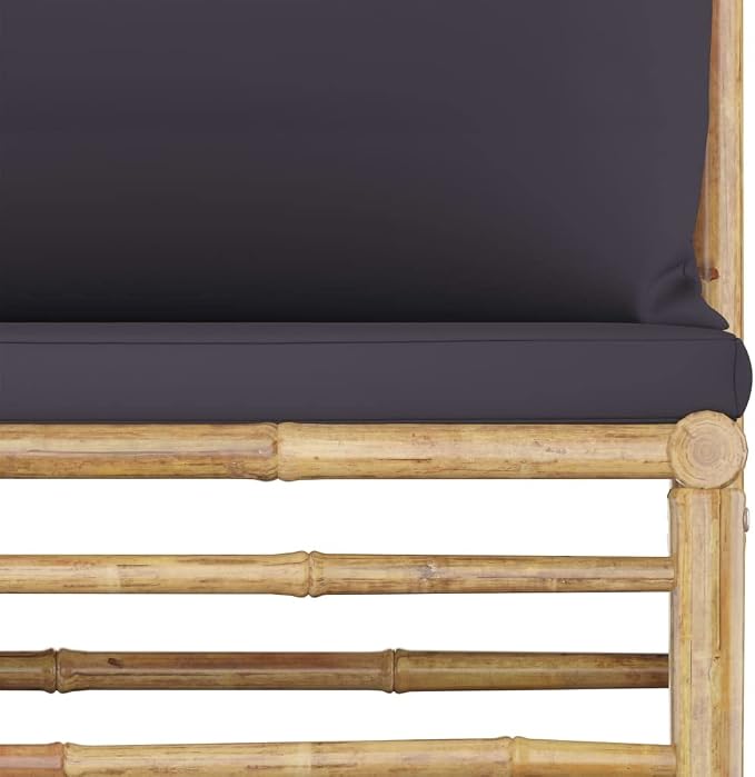 vidaXL Patio Lounge Set 4 Piece, Sectional Sofa - Image 4