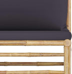 vidaXL Patio Lounge Set 4 Piece, Sectional Sofa - Image 4