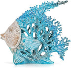 VVGIFTS Beach Coastal Coral Reef Angelfish Home Office Bathroom Decor Gift - Image 2