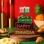 Yuntau 4 Pcs Kwanzaa Table Decorations Wood Block Sign Tiered Tray Decor - Image 6