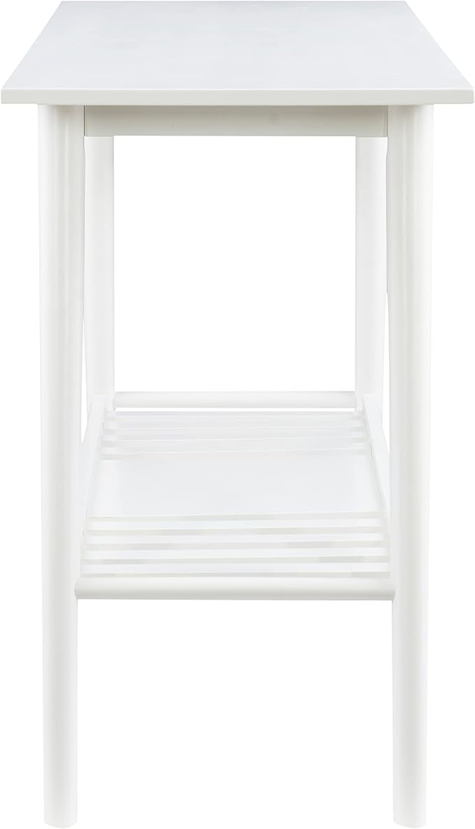 Linon Melissa White Mid Century Console Table - Image 11