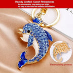 Dolphin Ornaments for Christmas Tree, Metallic Ornament with Blue Rhinestone, Dolphin Gifts for Women - Ocean Themed, Beautiful Cute Christmas Ornaments for Kids Girls - Image 6