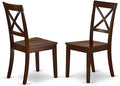 East West Furniture BOC-MAH-W Boston Dining Chairs by EastWestFurniture