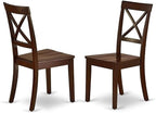 East West Furniture BOC-MAH-W Boston Dining Chairs by EastWestFurniture