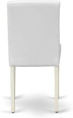 East West Furniture ABP2T64 Abbott Classic Parson Dining Chairs - Image 8