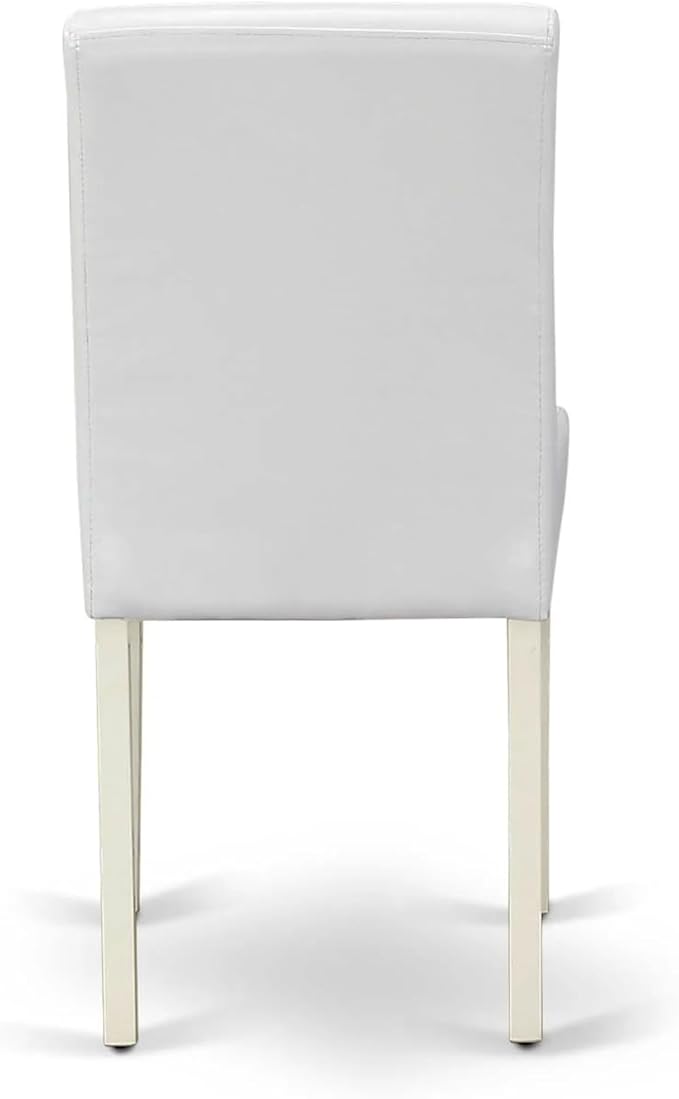 East West Furniture ABP2T64 Abbott Classic Parson Dining Chairs - Image 8