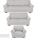 Peryiter 3 Pcs Couch and Loveseat Covers Set Sofa Cover by Peryiter