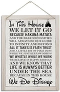 In This House Sign, Farmhouse Wood Sign, Rustic Hanging Wood Plaque Sign, farmhouse Home Decor, Room Decoration, House Door Sign, Wall Decor, Decorative Wooden Wall Sign by Unknown