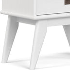 SIMPLIHOME Draper Solid Hardwood 64 inch x 22 inch Mid Century Modern Bookcase - Image 10