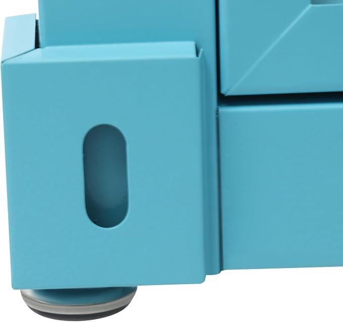 Side Table, Industrial Metal Container Cabinet, Wrought Iron Container Side - Image 4