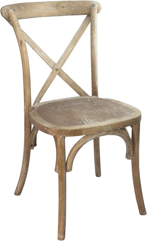 EMMA + OLIVER 2-Pack Wooden X-Back Dining Chair by EMMAOLIVER