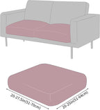 Fuloon Faux Leather Couch Cushion Slipcover, Waterproof Stretch Covers - Image 3