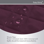Easy-Going Reversible Couch Cover, Recliner 22 in, Wine/Beige | Machine - Image 4