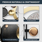 JFUJFU Large Modern 3D Wall Art Metal Sculpture for Home & Office - Image 5
