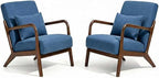 Set of 2 Mid Century Modern Accent Chair by Unknown