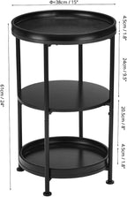 Dulcii Side Table, Round End Table - Image 2