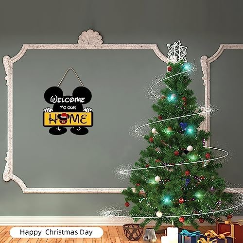 Cute Mouse Seasonal Interchangeable Welcome Door Sign, Yellow - Image 5