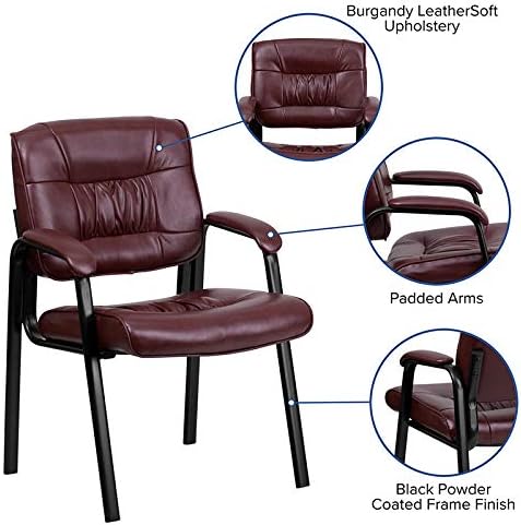 Flash Furniture Haeger LeatherSoft Tufted Executive Reception Chair - Image 7
