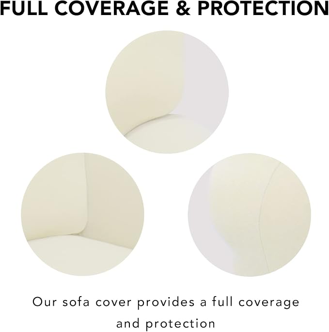 PureFit Stretch Loveseat Covers Fleece Couch Covers - Image 4