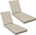 AAAAAcessories Outdoor Chaise Lounge Cushions, Fade-Resistant, Waterproof Patio by AAAAAcessories