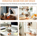 Desk Goose Statue 7 Inch with Outfit for Home Office Decor - Image 6