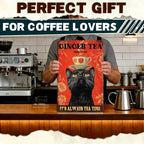 Funny Black Cat Tin Sign Ginger Tea It'S Always Tea Time Metal Sign Wall Decor For Home Cafe Bar Kitchen Poster 12x16 Inch - Image 7