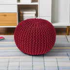 · REDEARTH · Round Pouf Ottoman - Image 5
