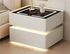 Smart Nightstand with Wireless Charging, LED Nightstand, Night Table Bedside - Image 3