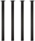 QLLY 29.5 inch / 75cm Adjustable Metal Desk Legs, Heavy Duty Furniture Table by QLLY