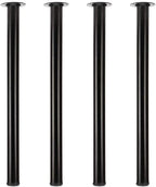 QLLY 29.5 inch / 75cm Adjustable Metal Desk Legs, Heavy Duty Furniture Table by QLLY