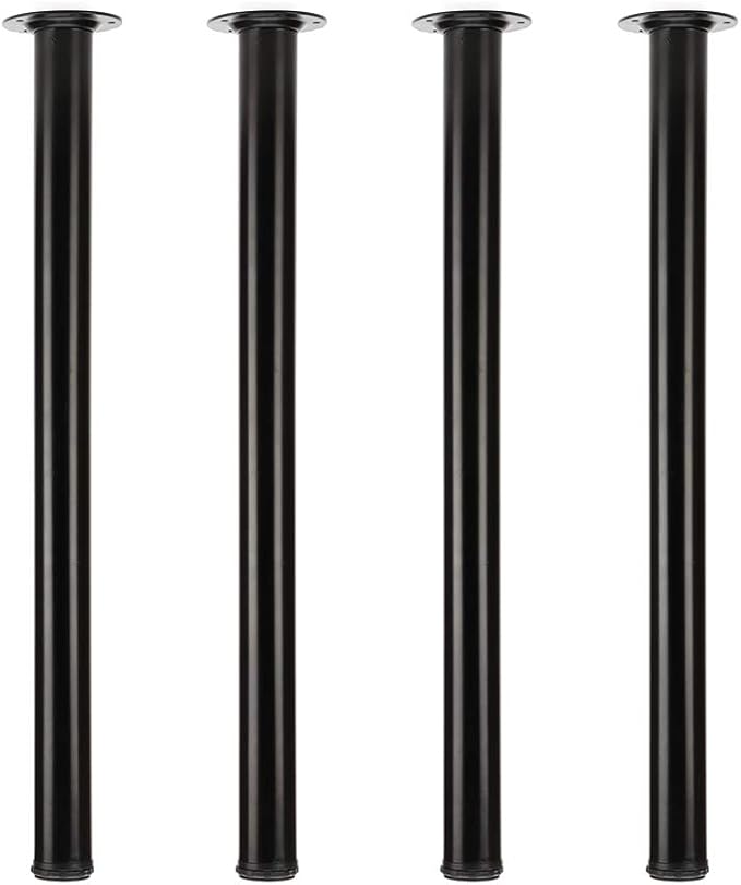 QLLY 29.5 inch / 75cm Adjustable Metal Desk Legs, Heavy Duty Furniture Table by QLLY