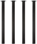 QLLY 30 inch Adjustable Metal Desk Legs, Heavy Duty Furniture Table Legs by QLLY