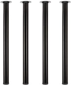 QLLY 30 inch Adjustable Metal Desk Legs, Heavy Duty Furniture Table Legs by QLLY