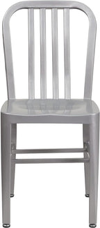 Flash Furniture Gael Indoor/Outdoor Modern Metal Dining Chairs, - Image 5