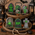 Halloween Tombstone Decor, Halloween Table Decorations Indoor for Home - Image 4