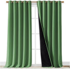 NICETOWN Full Shading Curtains for Windows, Forest Green, 70 inches W x 95 - Image 2