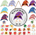 Interchangeable Gnome Welcome Sign Halloween Fall Porch Decor by Unknown