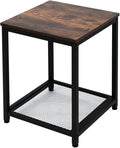Industrial End 2-Tier Side Table by AZL1LifeConcept