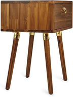 Bme Caden Solid Wood Nightstand/Side Table/End Table, Fully Assembled, - Image 7