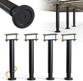 4-Piece Adjustable Height Bed Support Legs, Extra Sturdy Steel by YUEYIN