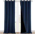 NICETOWN Full Shading Curtains 90 inches Long 2 Panels Set by NICETOWN